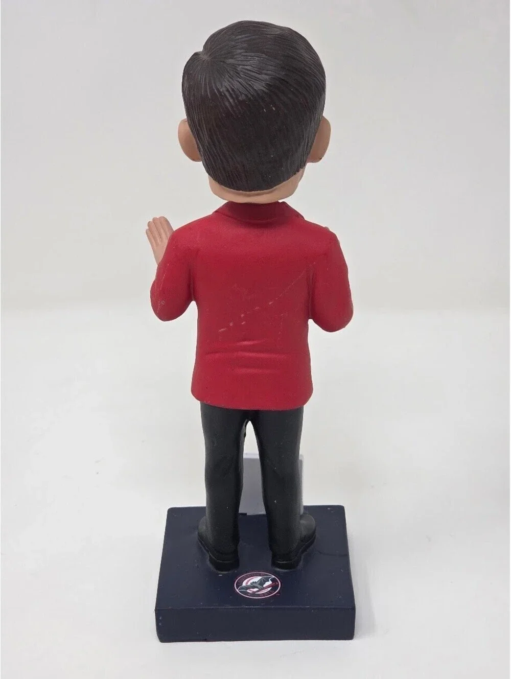 Denny Crum Louisville Cardinals 2024 BDA Sports Bobblehead Red Jacket NCAA